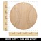 Baseball Softball Unfinished Craft Wood Holiday Christmas Tree DIY Pre-Drilled Ornament